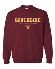 AHS Lacrosse Maroon Crew Neck Sweatshirt - Orders Due Wednesday, March 13, 2024